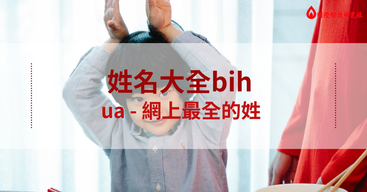 姓名大全bihua